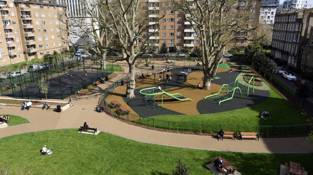 Slider Park- Residential Rubber Playground