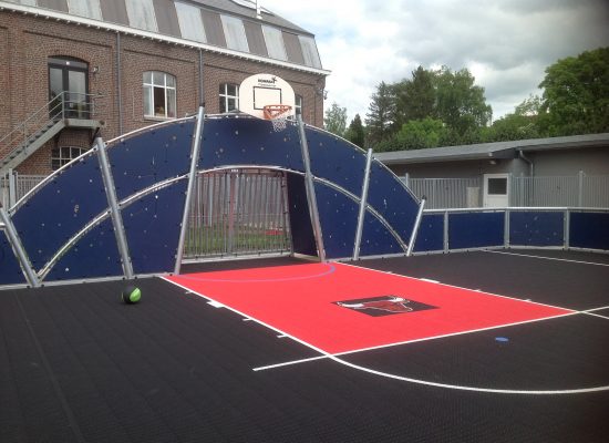FlexCourt's modular sport surfaces which solely